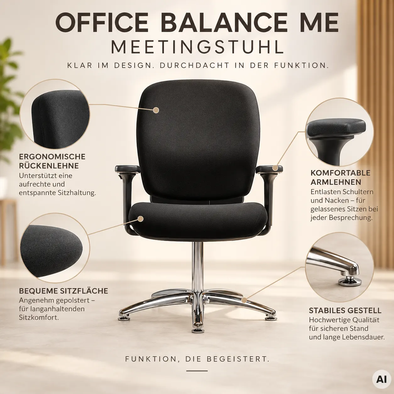 Office Balance ME - Meetingstuhl