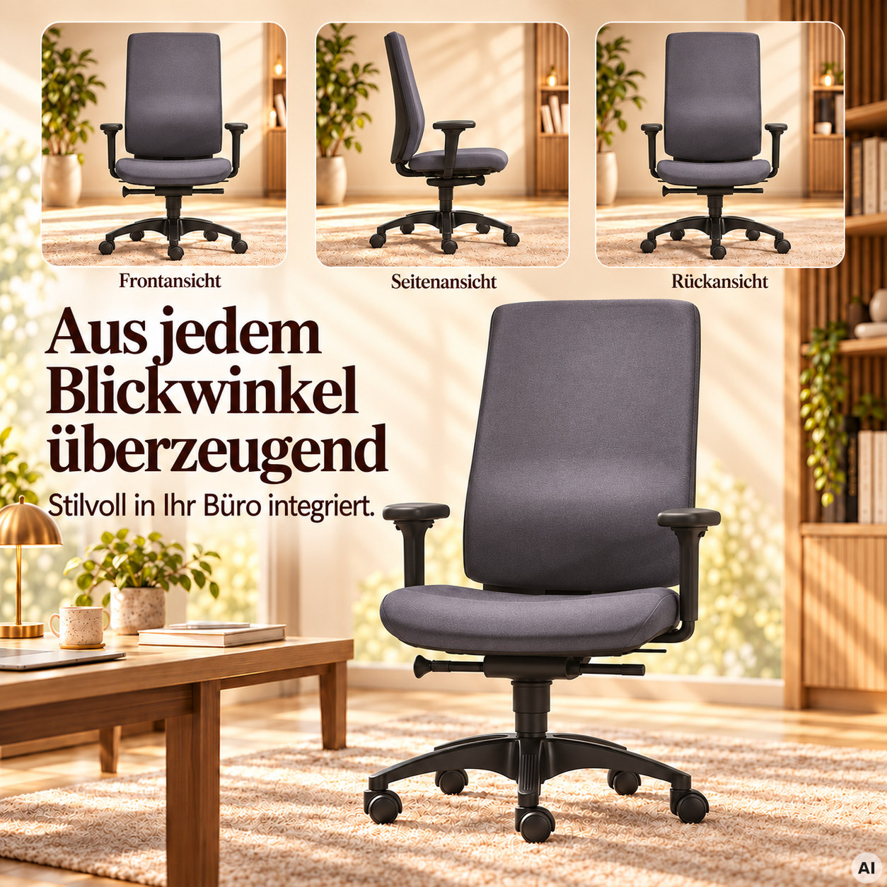 Cube Balance M - Hochwertiger Profi Bürostuhl